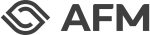 AFM logo 2023 zwart wit