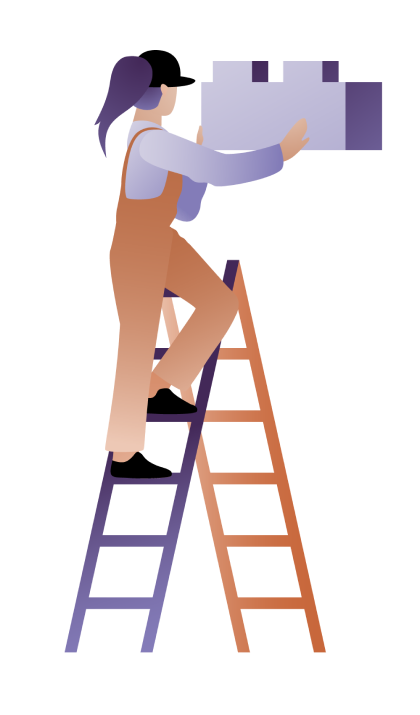 Insituties, governance en solidariteit_trap vrouw 1